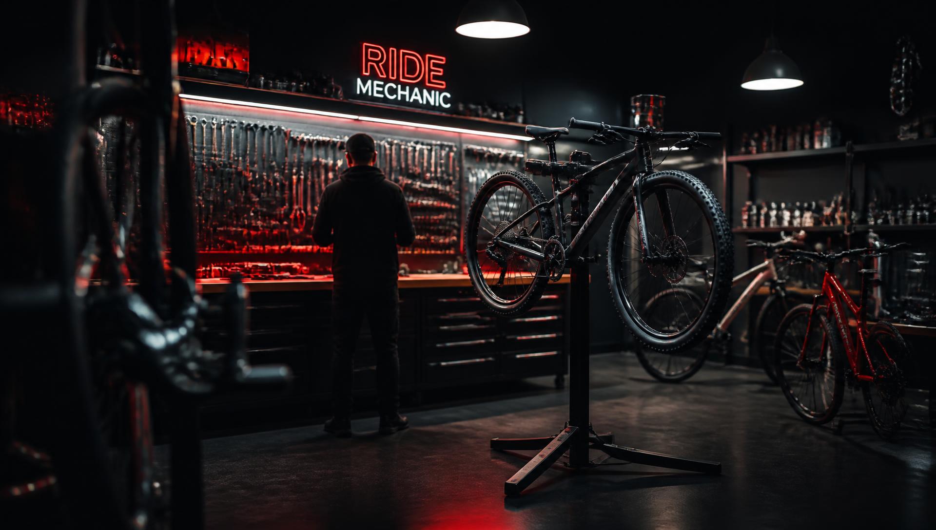 Oficina moderna de bicicletas da Bicicletaria Ramos